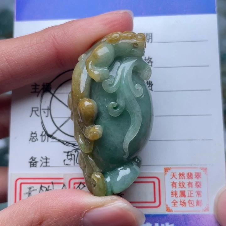 翡翠颈饰未镶嵌吊坠