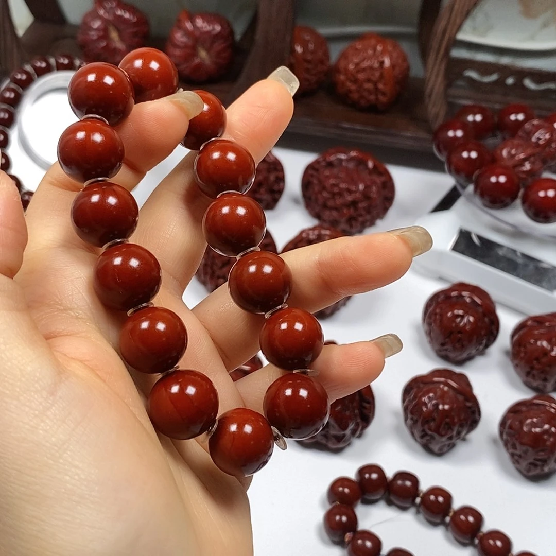 吊坠橄榄核正圆光珠