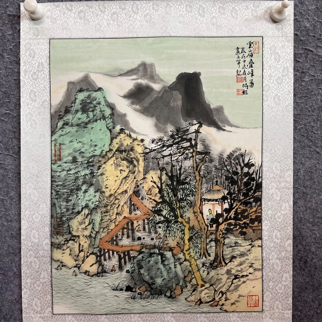 陈时超老师1.5平尺山水作品