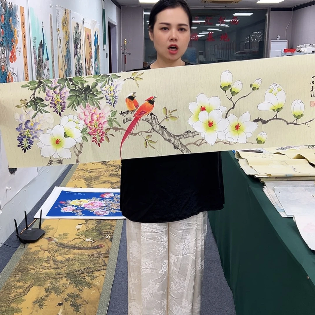 国画宣纸国画纯手绘作品