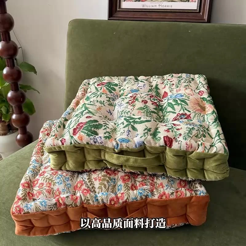 （米娅）四季通用沙发靠背垫加厚飘窗靠垫办公室久坐神器座垫碎花