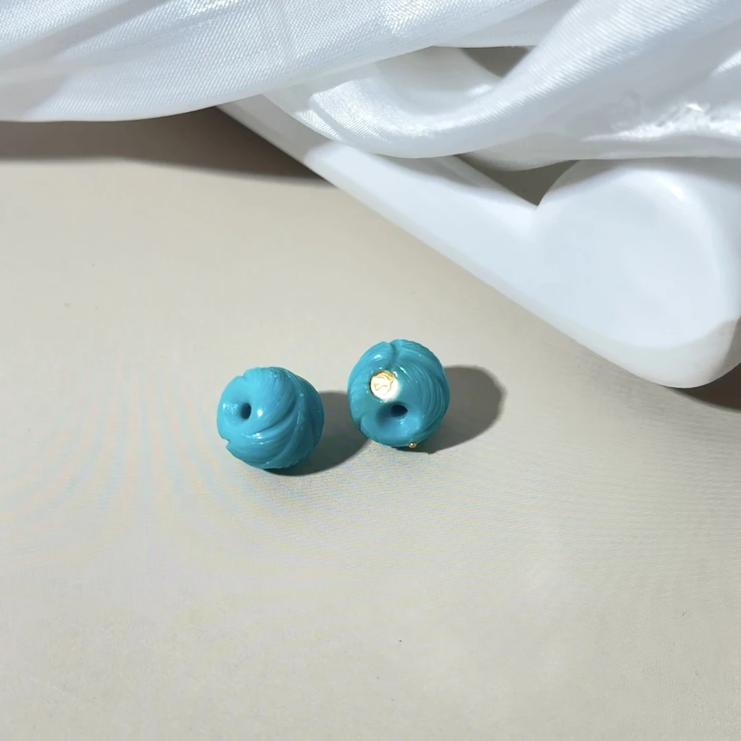 【铭记珠宝】绿松石单珠DM225H525【多样性发一件】