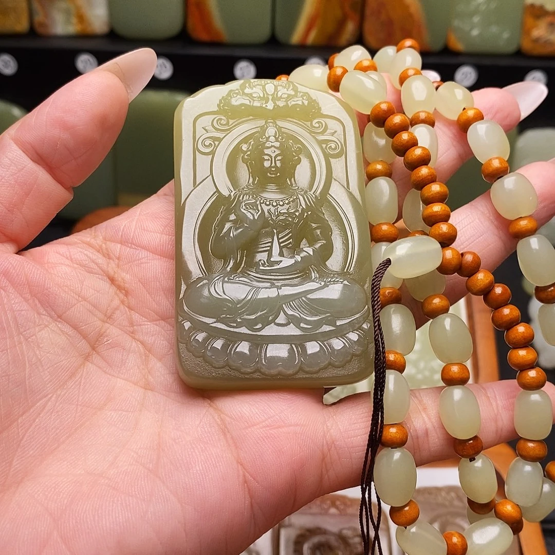 新疆昆仑山料方解石玉