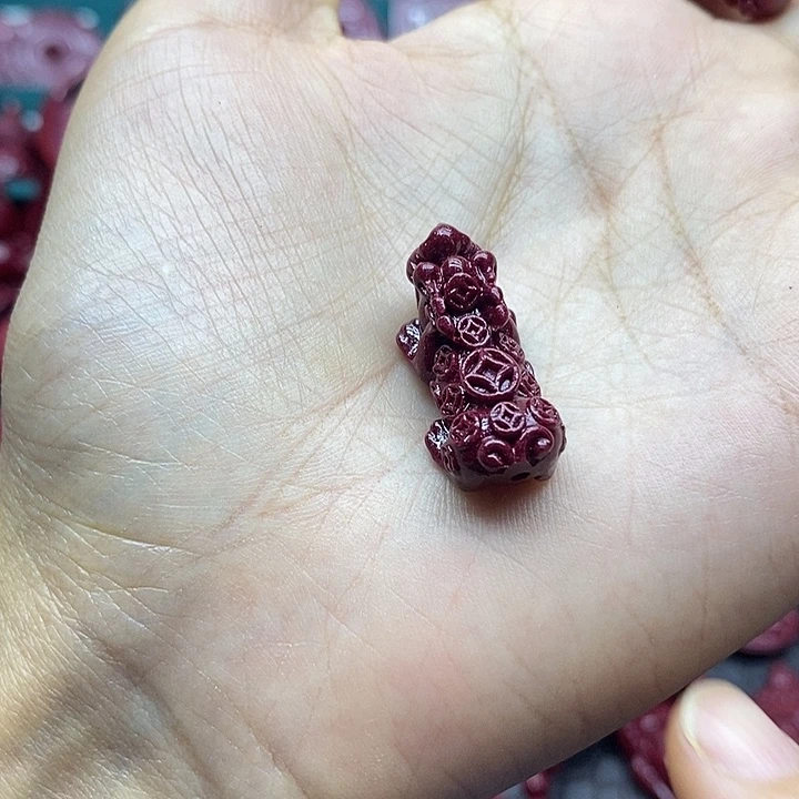 天然辰砂010朱砂配饰