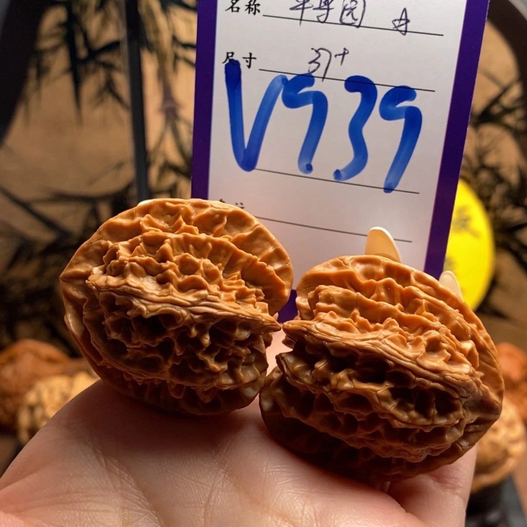 文玩核桃把件原桩苹果园37