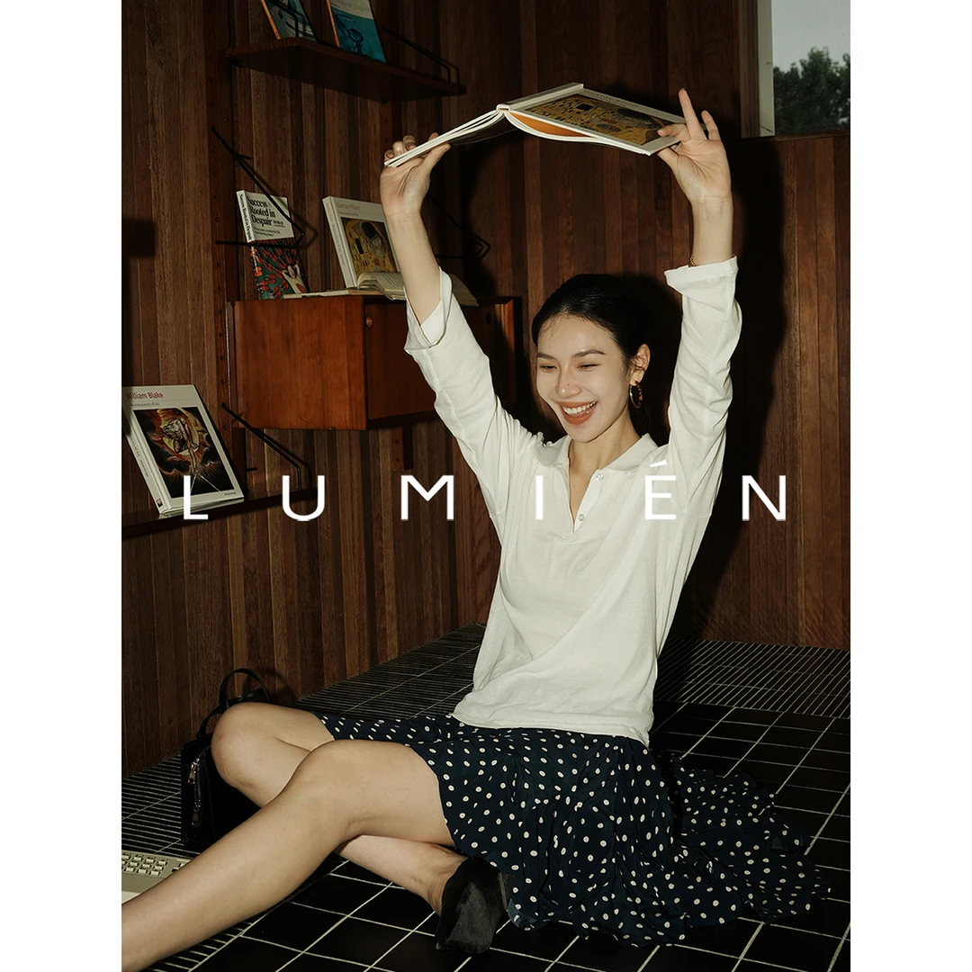 【LUMIEN 新品】“轻氧T”白色T恤LX5ETT76