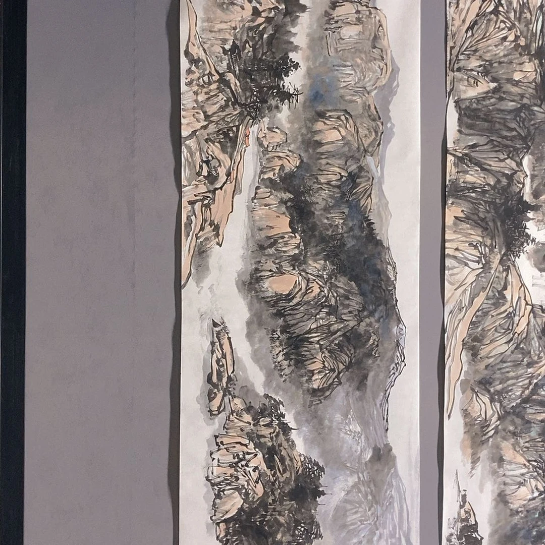 国画K*刘加强老师作品