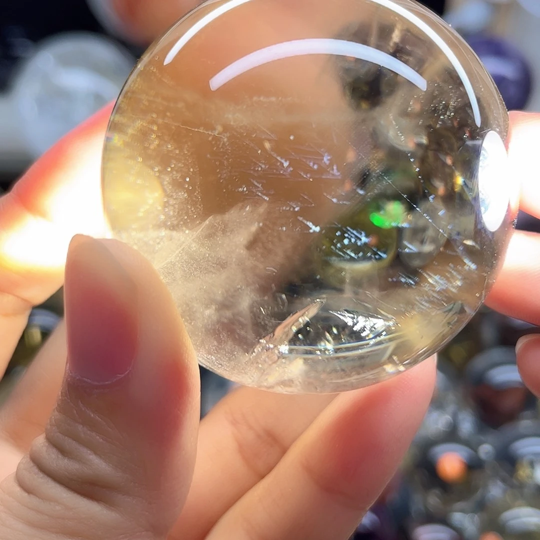 未镶嵌珠宝半成品水晶黄水晶卡53蓝针A前19