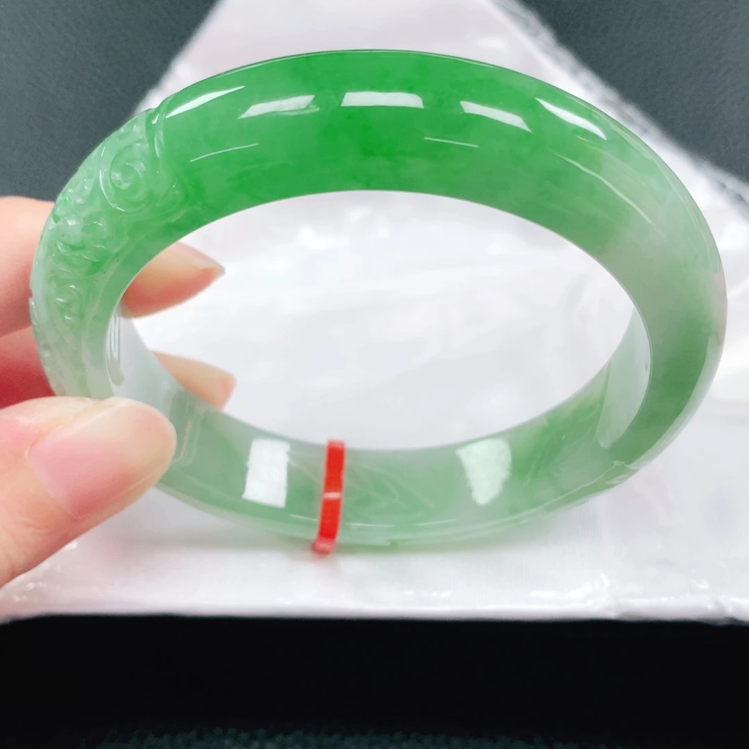 未镶嵌手镯翡翠57圈