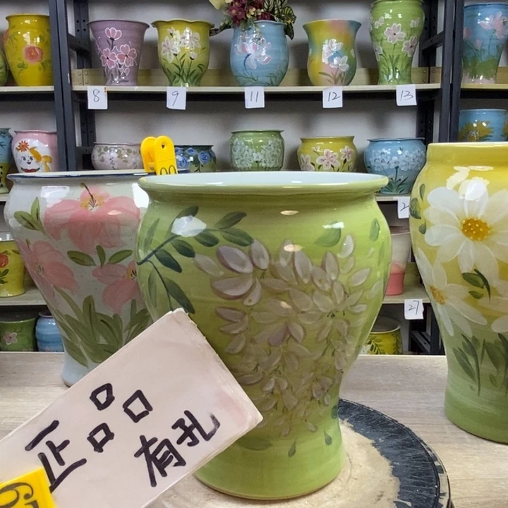 景德镇高温陶瓷花盆
