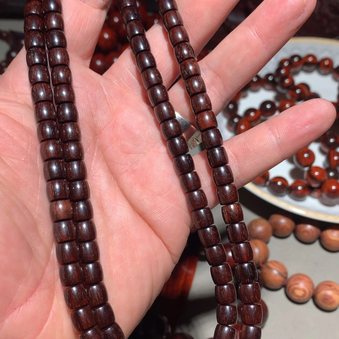 小叶紫檀手串/手链7.2/6.8超精工直切