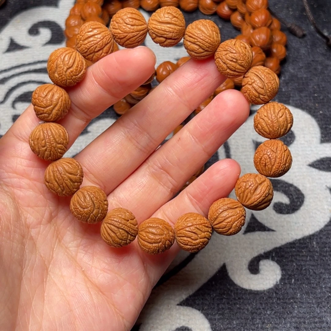 桃核手串龙纹甲骨13