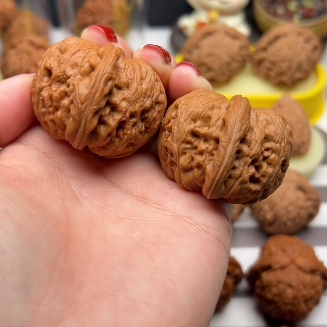 文玩核桃把件42全品精品元宝