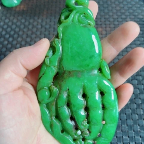 紫金钵盂菩提把件