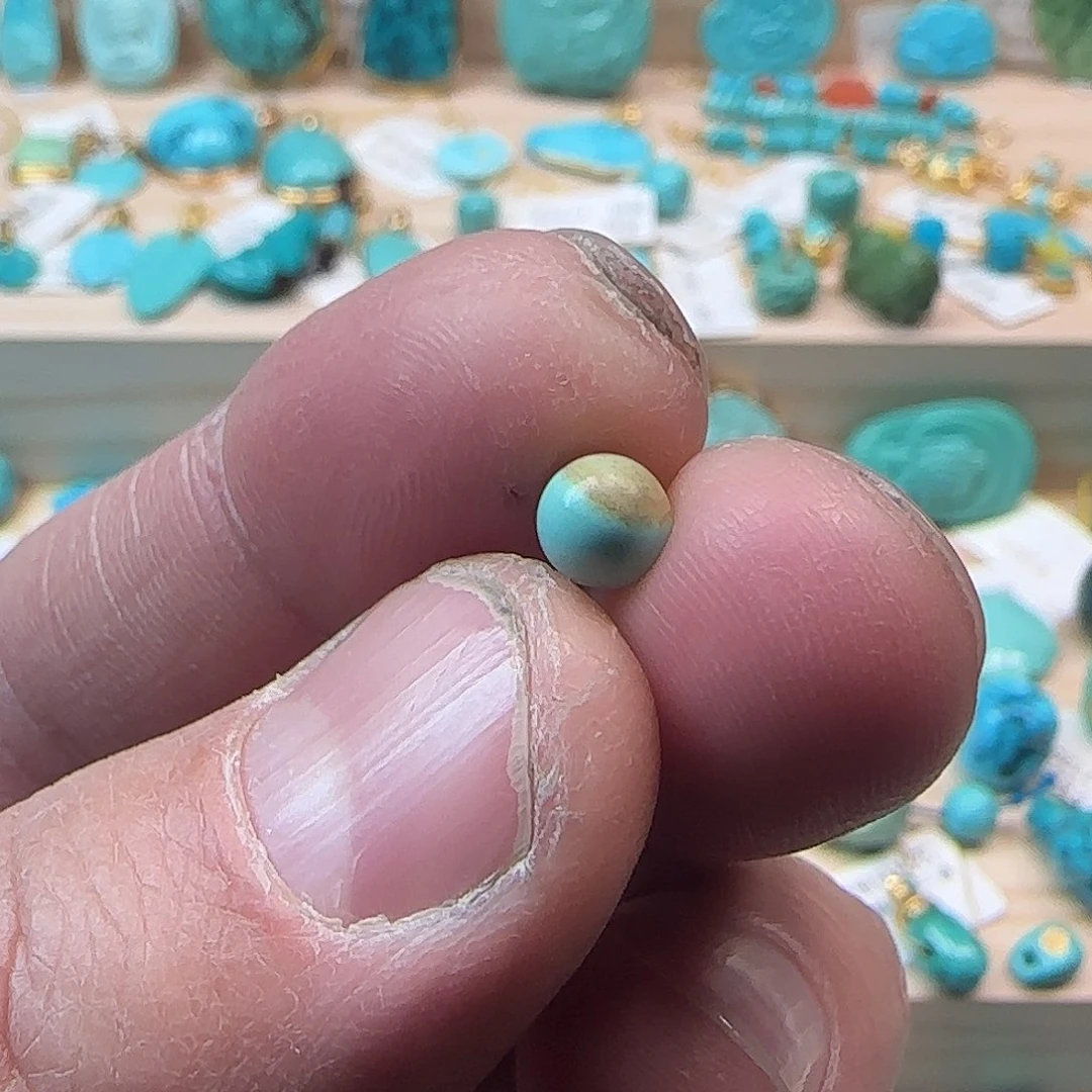 绿松石未镶嵌珠宝半成品