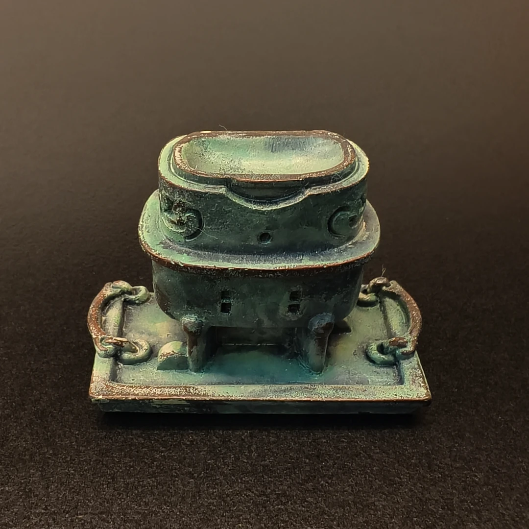 邢台博物馆文物三轮盘附觞铜温炉树脂立体磁吸冰箱贴