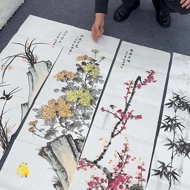 国画国画手绘作品