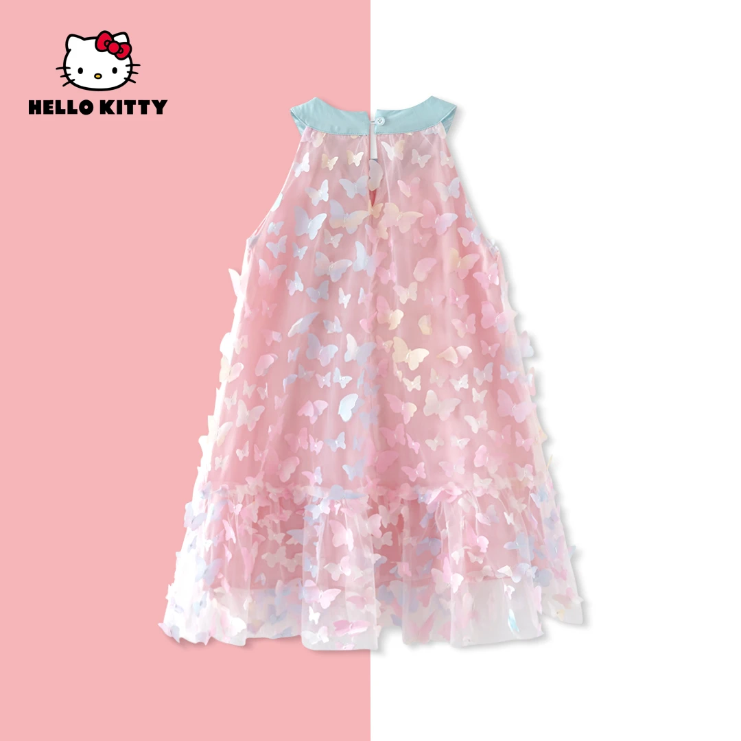 HelloKitty女童夏季休闲可爱套装中大童儿童连衣裙AC5226MK375 AD