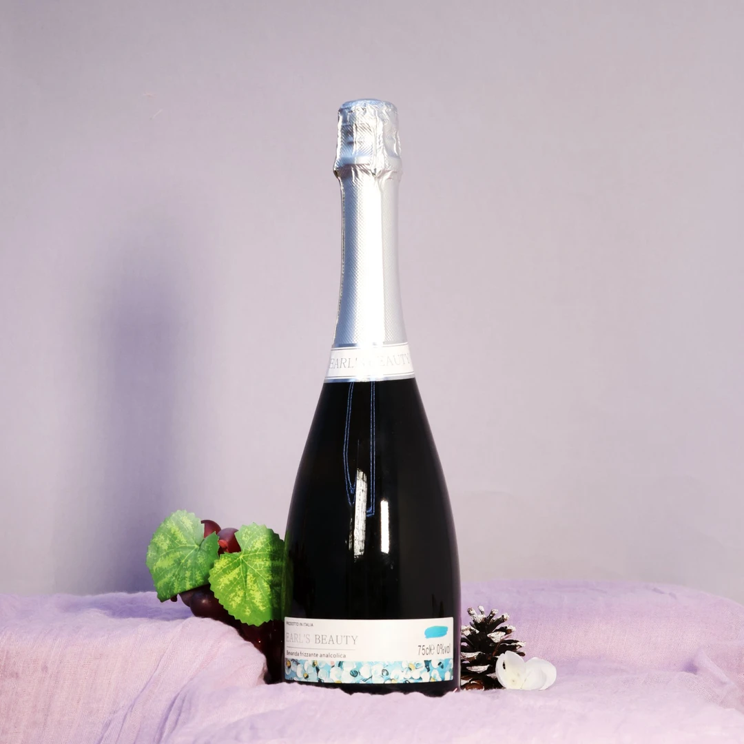 伯爵红颜无醇起泡白葡萄汁饮料750ml