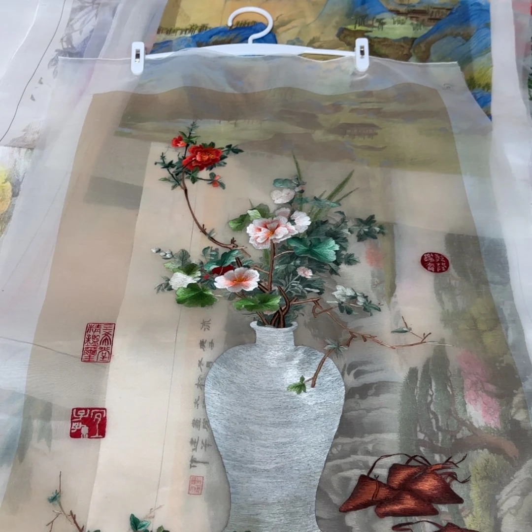 刺绣纯手工苏绣绣片