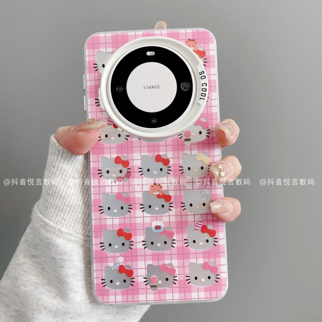 磨砂彩银适用华为mate70pro/60/50/40/30苹果16pro手机壳潮凯蒂