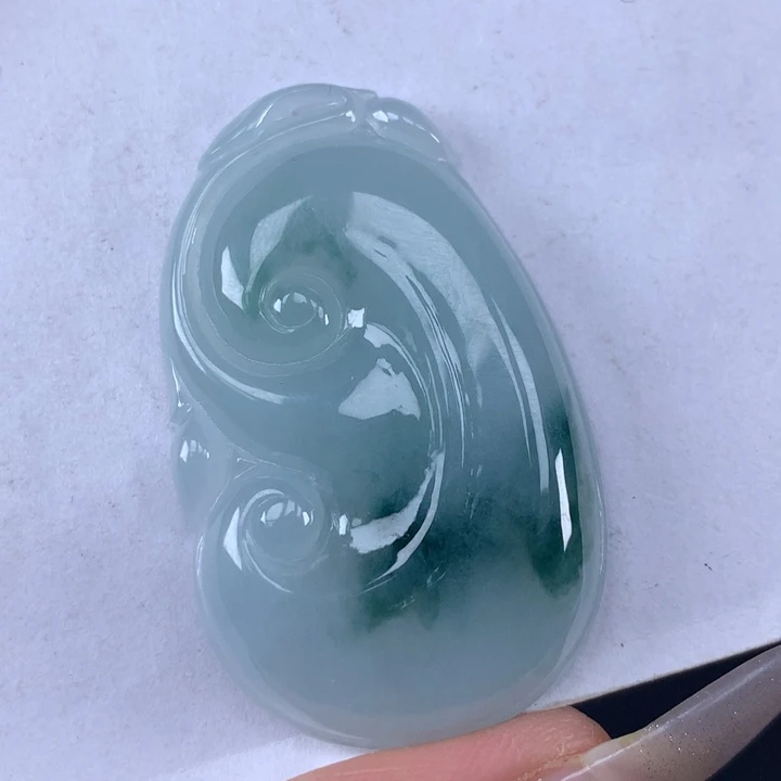 颈饰未镶嵌翡翠如意吊坠