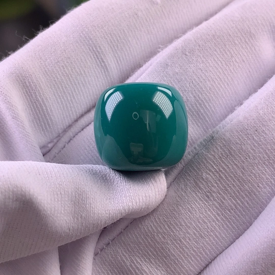 绿松石未镶嵌珠宝奇石15x14mm