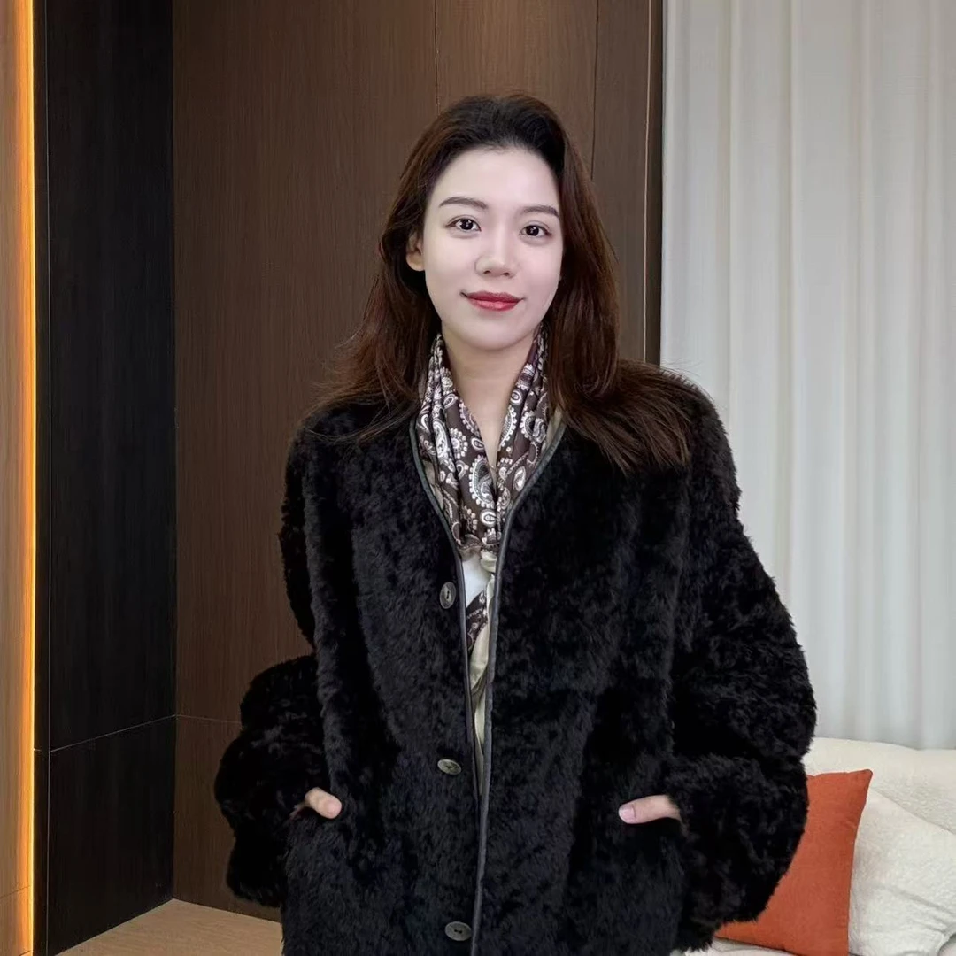 店主推荐  eseOese冬季加厚毛毛外套