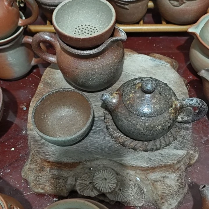 粗陶泡茶粗陶公道杯