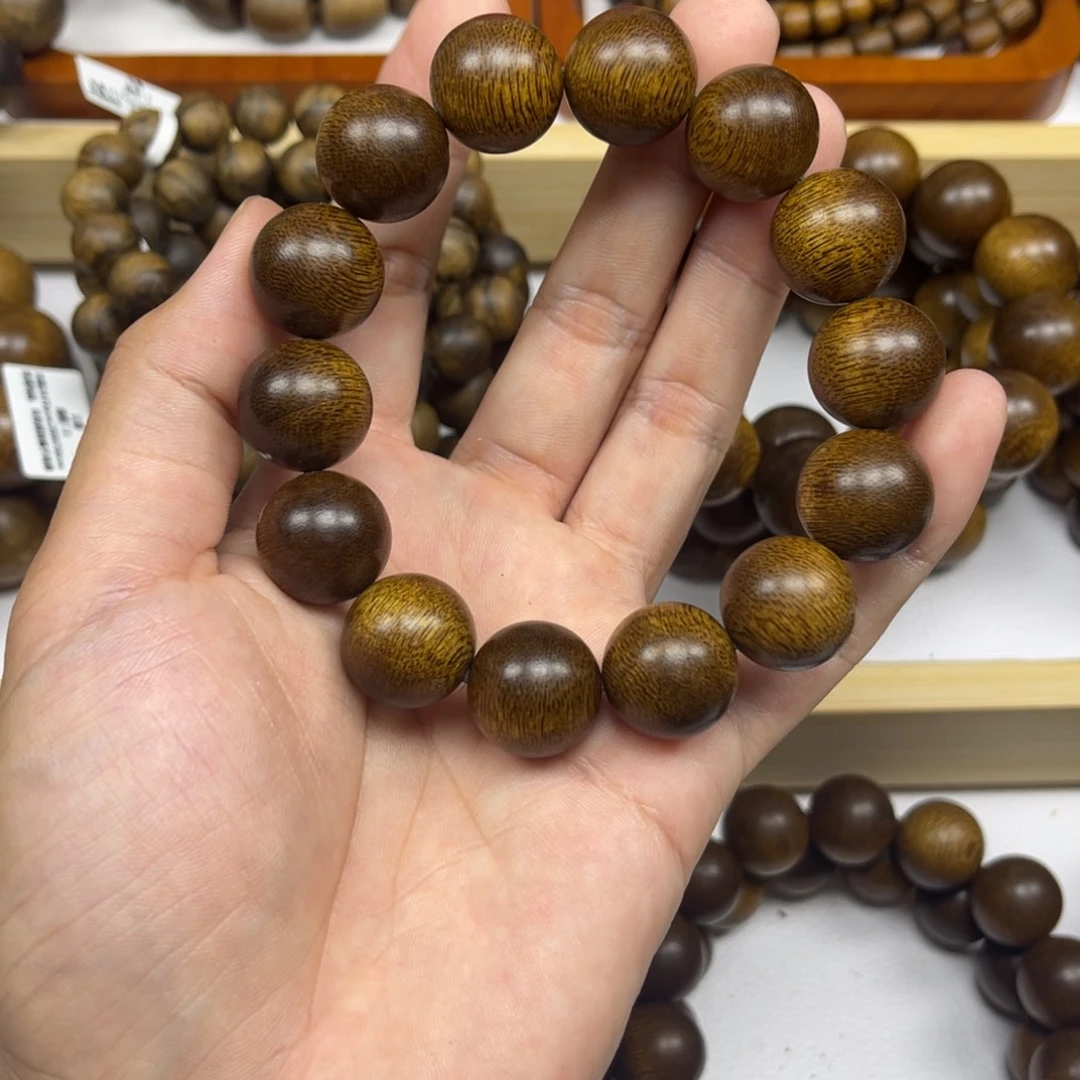 神***月沉香手串越南芽庄黄棋楠1.6