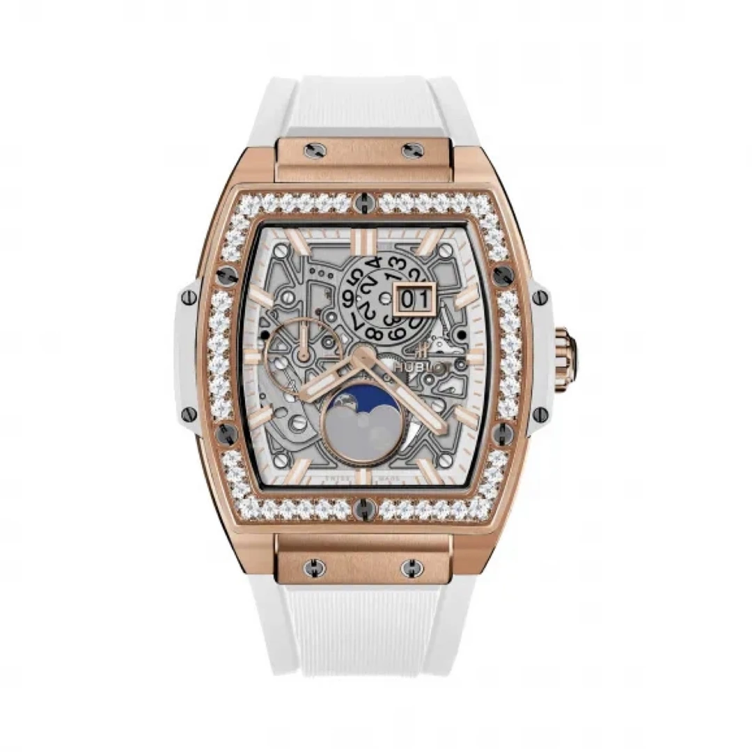 95新 Hublot/宇舶表 宇舶647大爆炸/光头/42mm/玫金/胶带/单表