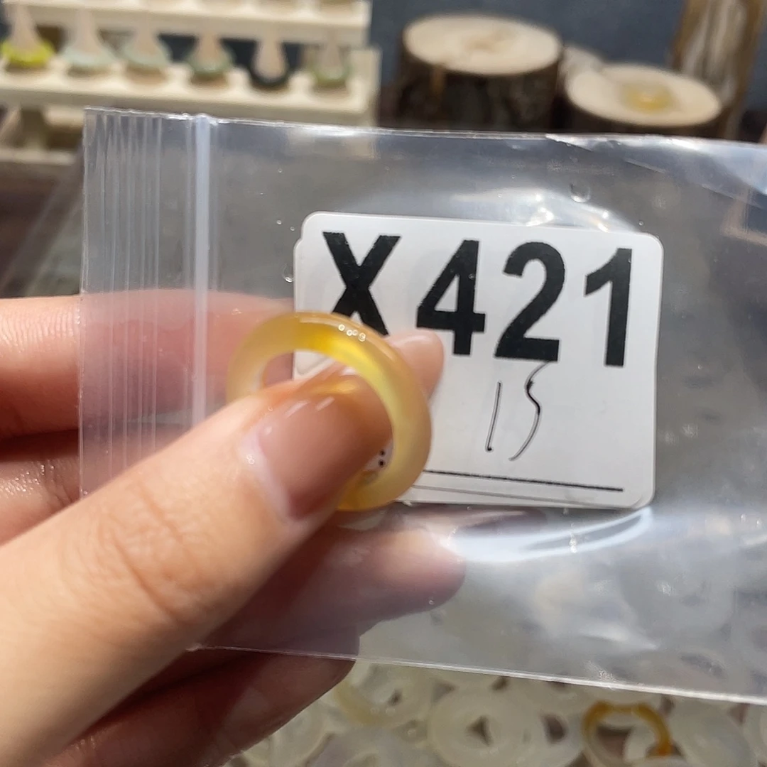 玛瑙/玉髓未镶嵌戒指421