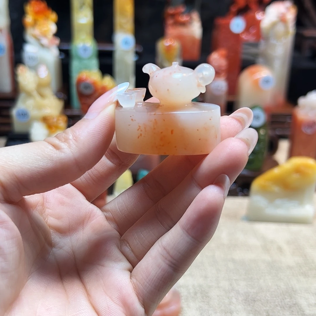 石材寿山石印章1