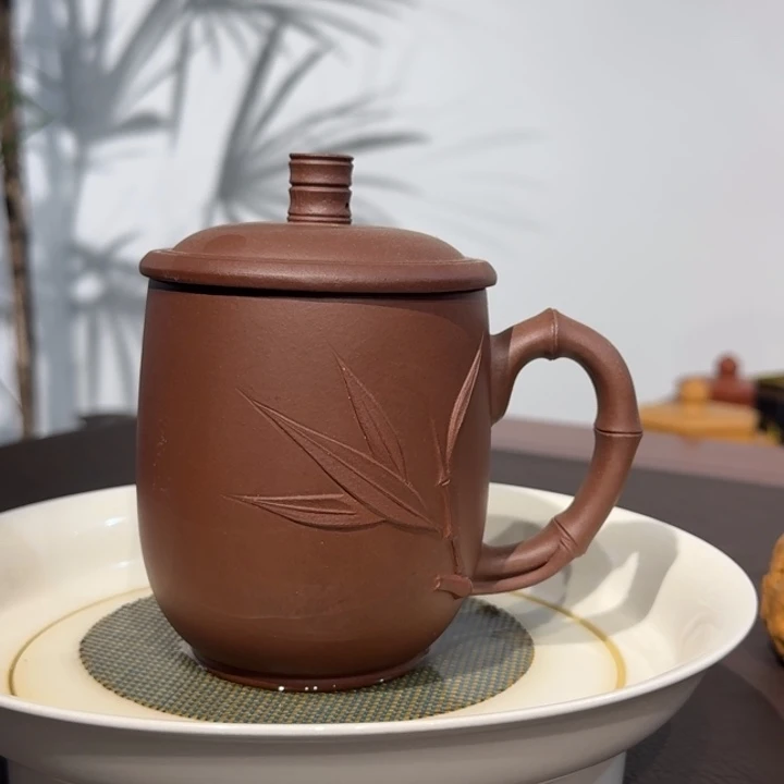 茶壶紫砂四号井底槽青盖杯