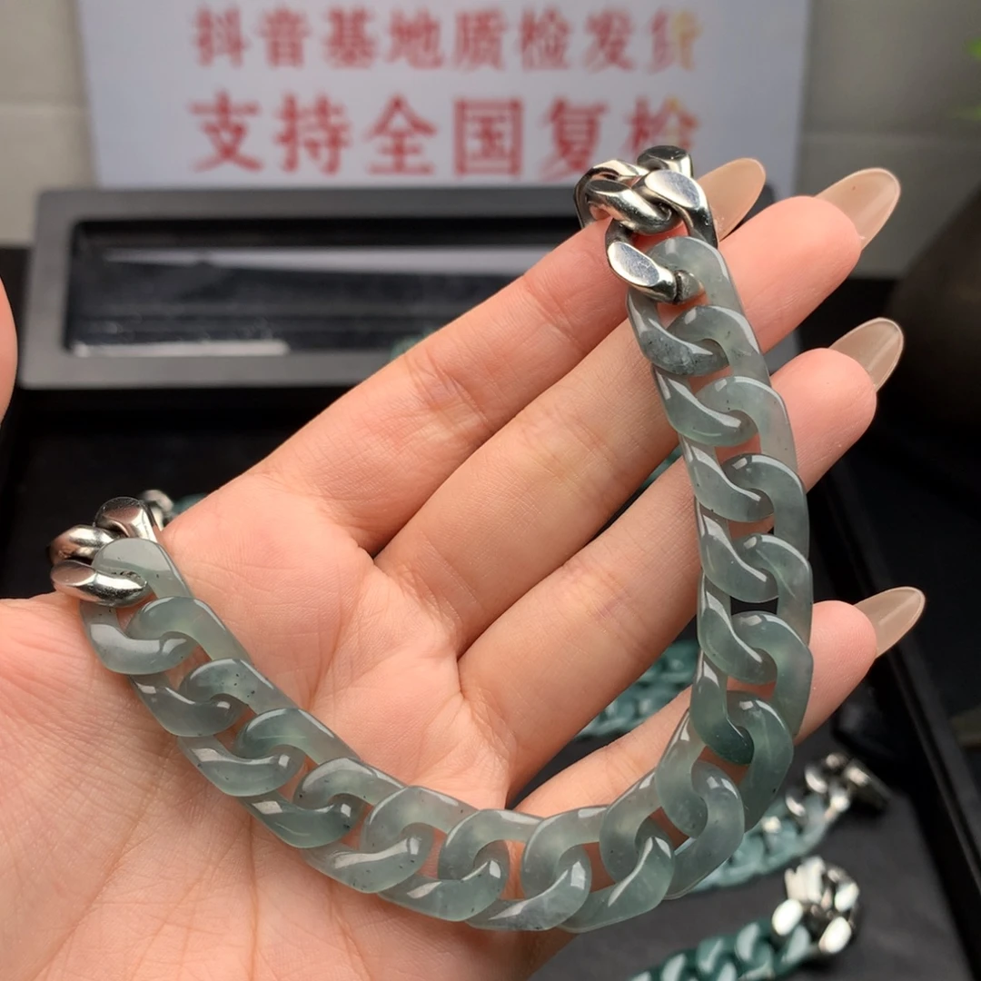 小***翔翡翠未镶嵌手链002