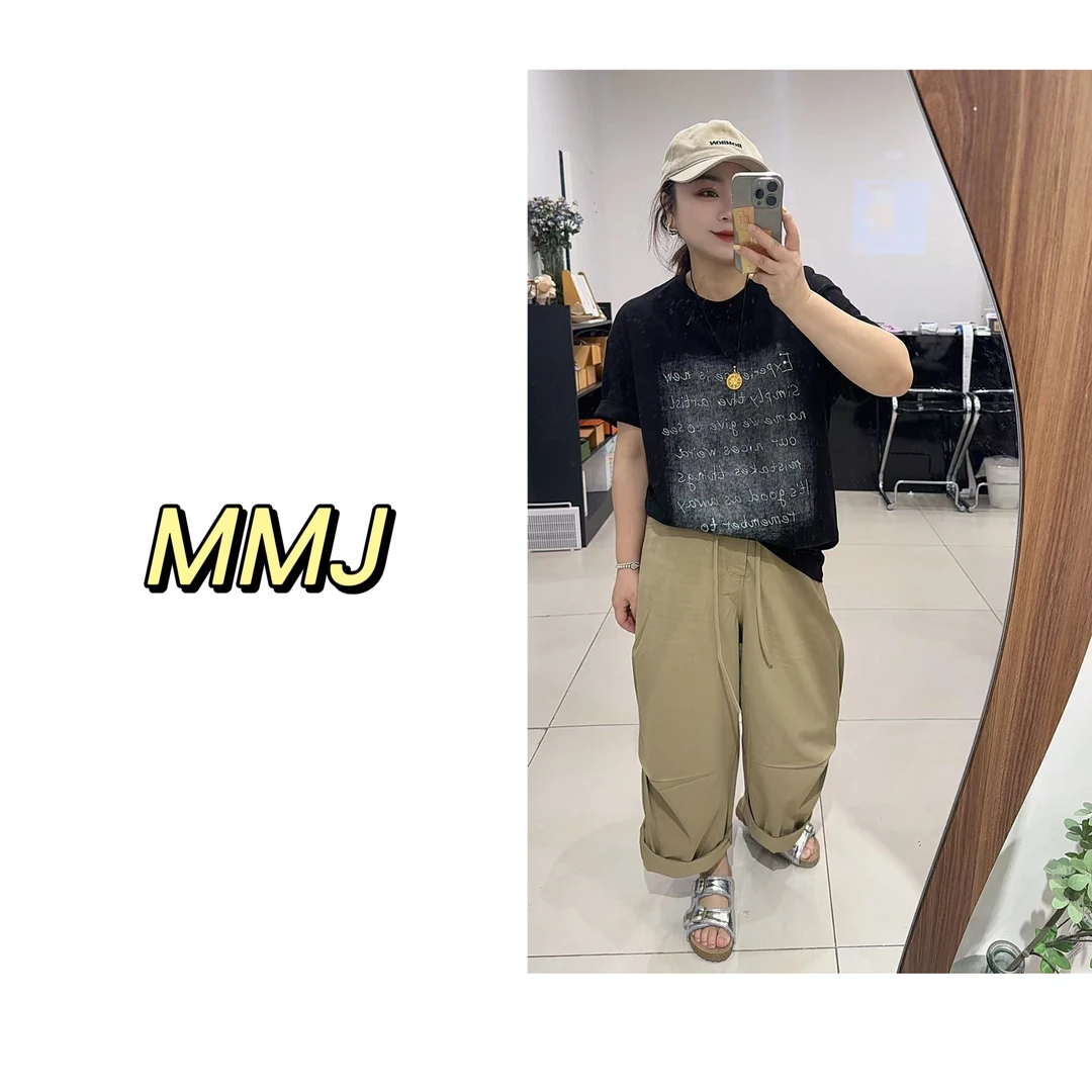 木木家｜欧货宽松字母薄款短袖T恤