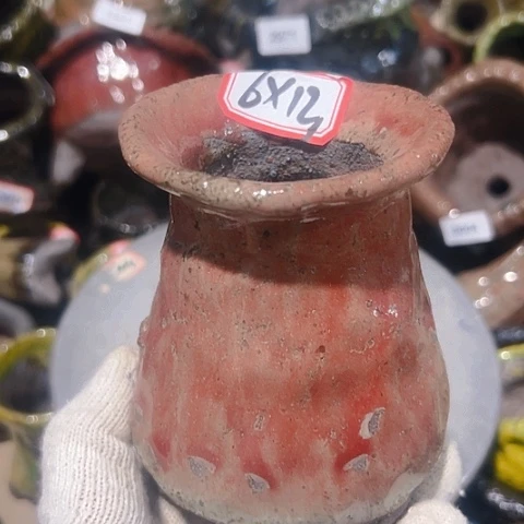 粗陶花盆手工花盆制作