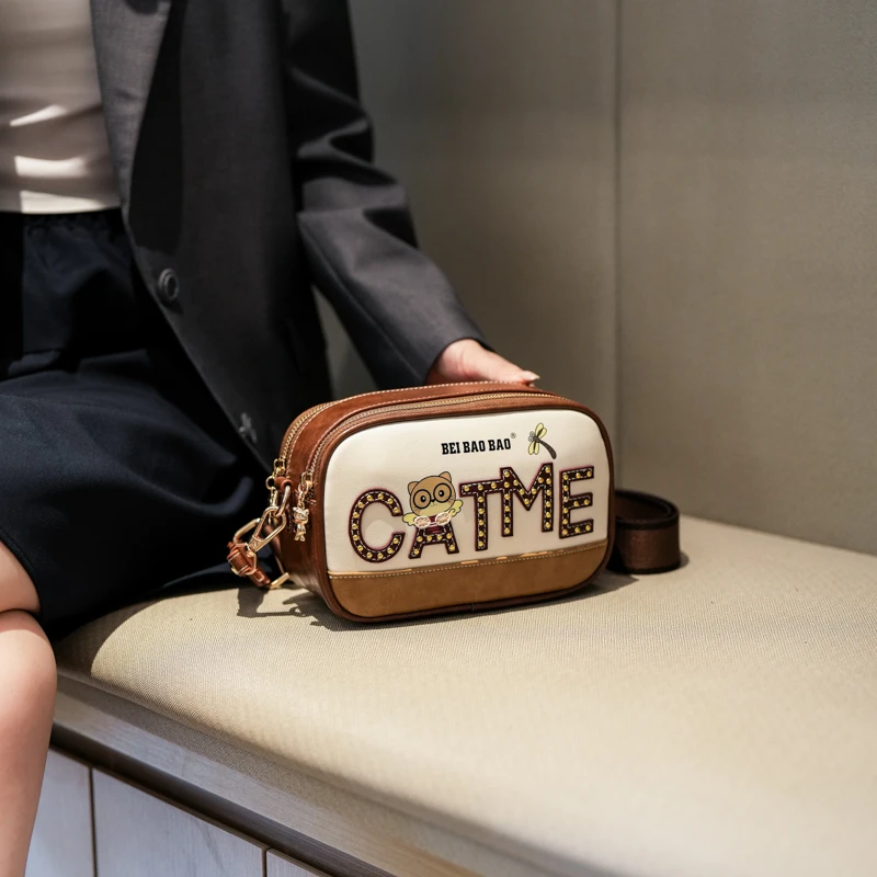 【当天发货】新款爆款都市简约高级感学院风单肩包零钱包肩包女士