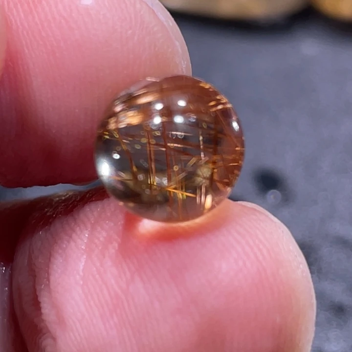 甲***宝未镶嵌颈饰发晶钛晶