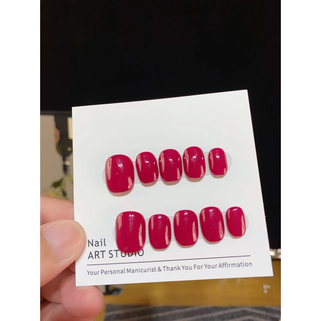 【火龙果】纯手工穿戴甲猫眼气质显白轻奢温柔百搭款可拆卸美甲贴