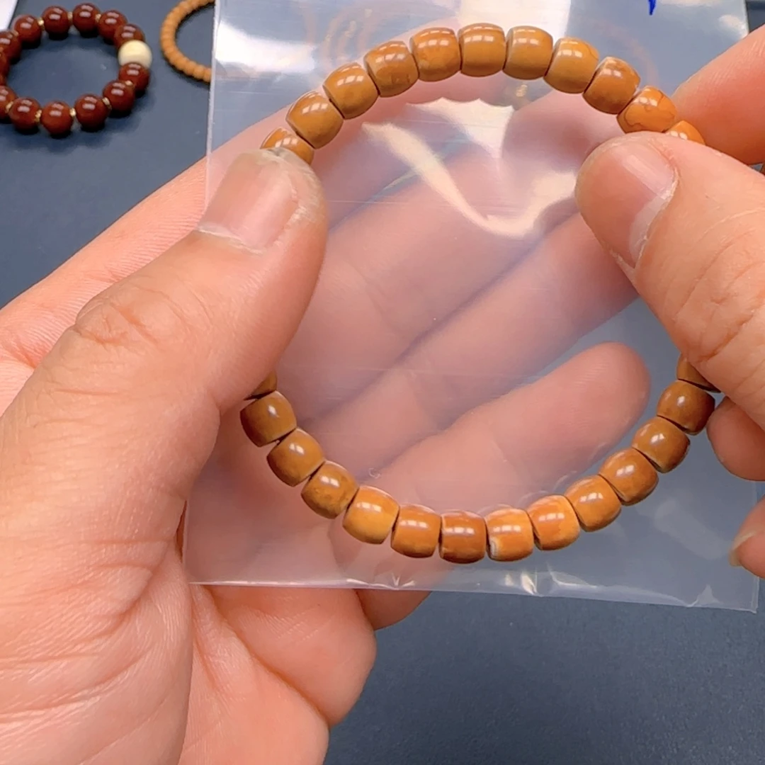 橄榄核手串核尖直切尺寸7.1老挝带三花特价