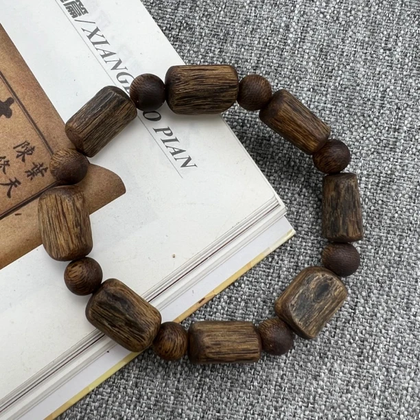 【电白沉香】XSXYG奇楠树心油设计款手串10g+多样性发货一条