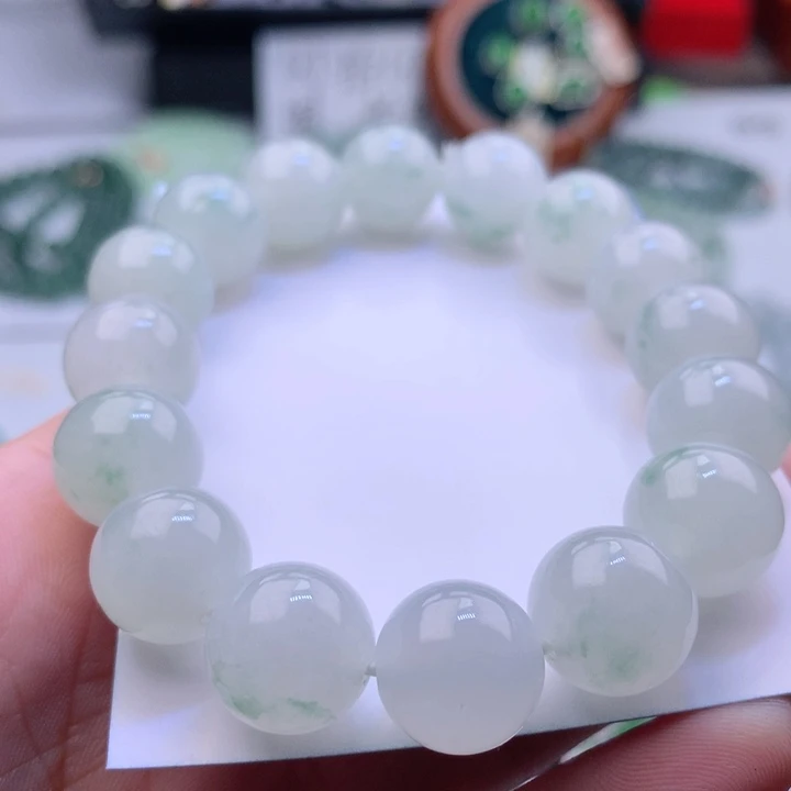 未镶嵌手串翡翠花*斋卡13.3