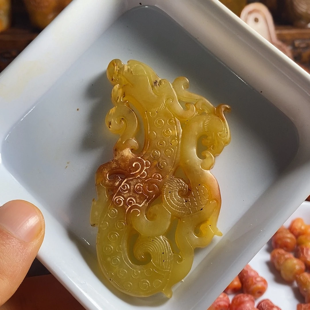 岫岩老玉（透闪石质玉）未镶嵌挂件