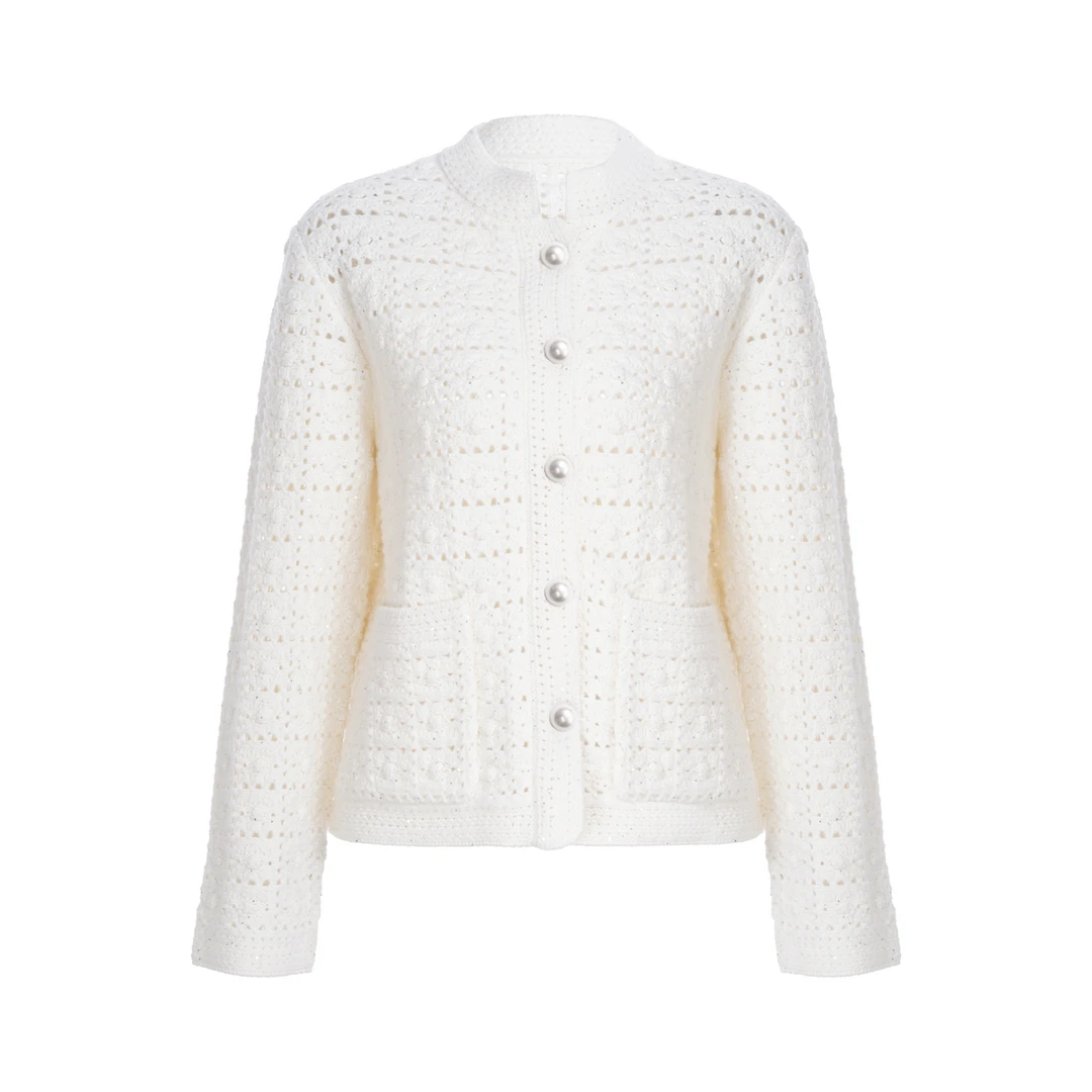 LYNEE 新立领针织开衫 LGD2FAK155