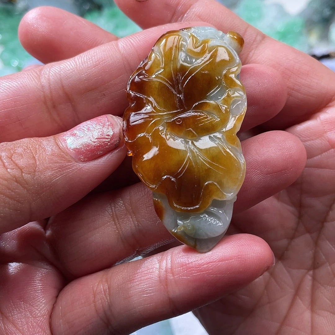 颈饰未镶嵌翡翠翡玉缘翡翠
