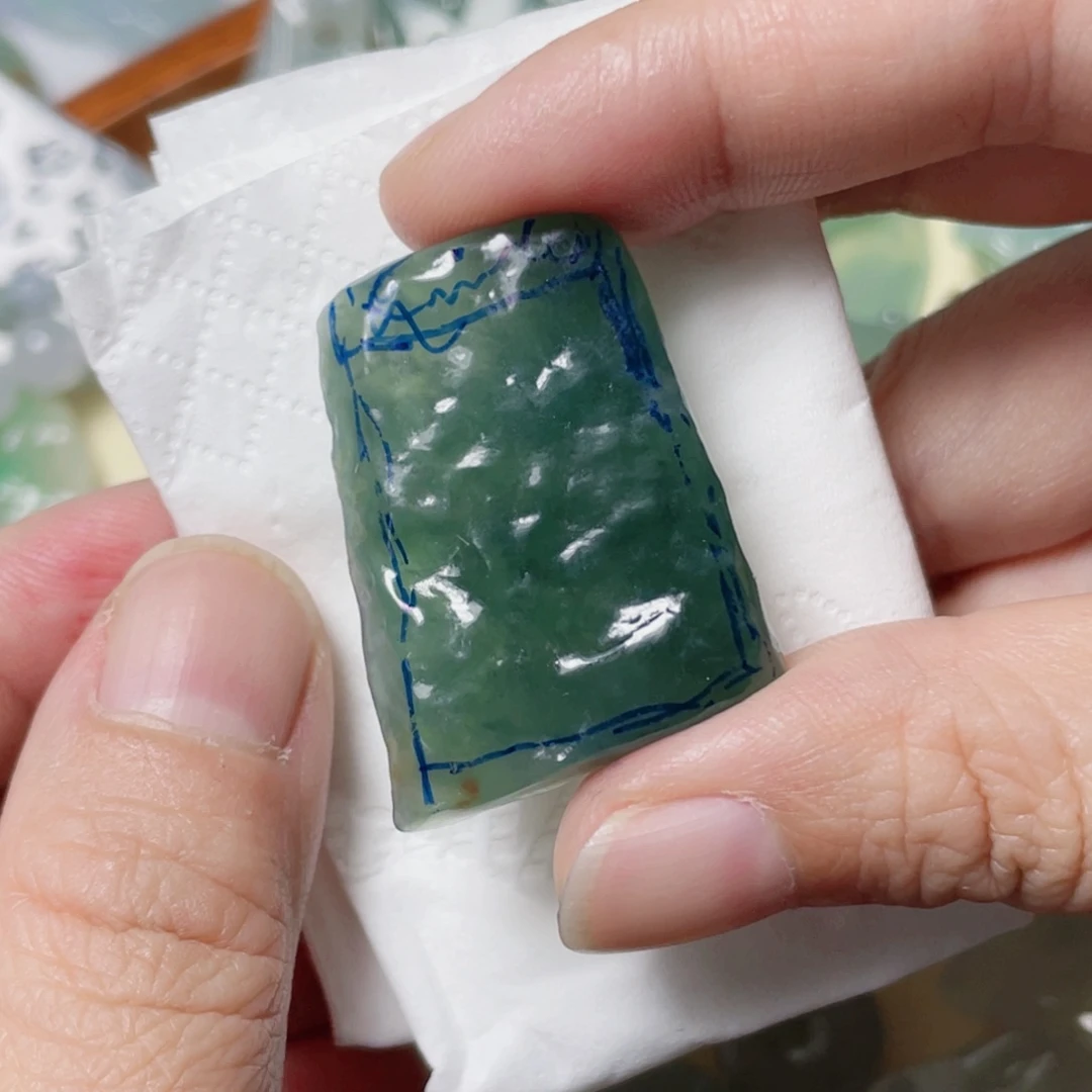 定制翡翠未镶嵌包工