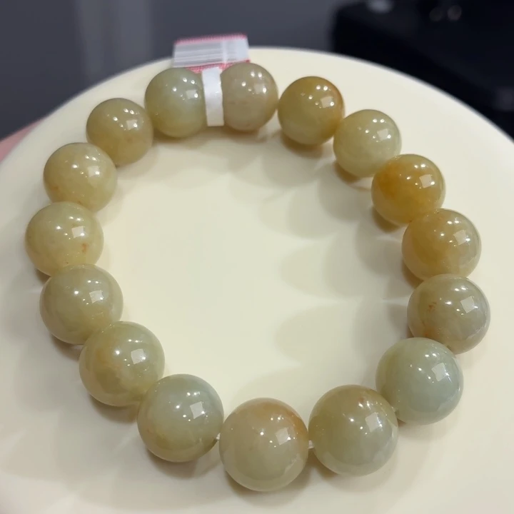 未镶嵌手链翡翠冰胶黄翡卡12.2