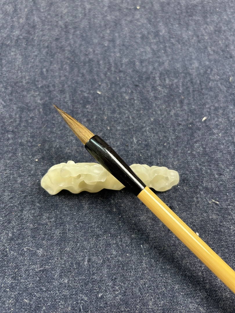 双羊牌毛笔[精制小蘭竹]口径0.7出锋2.96cm