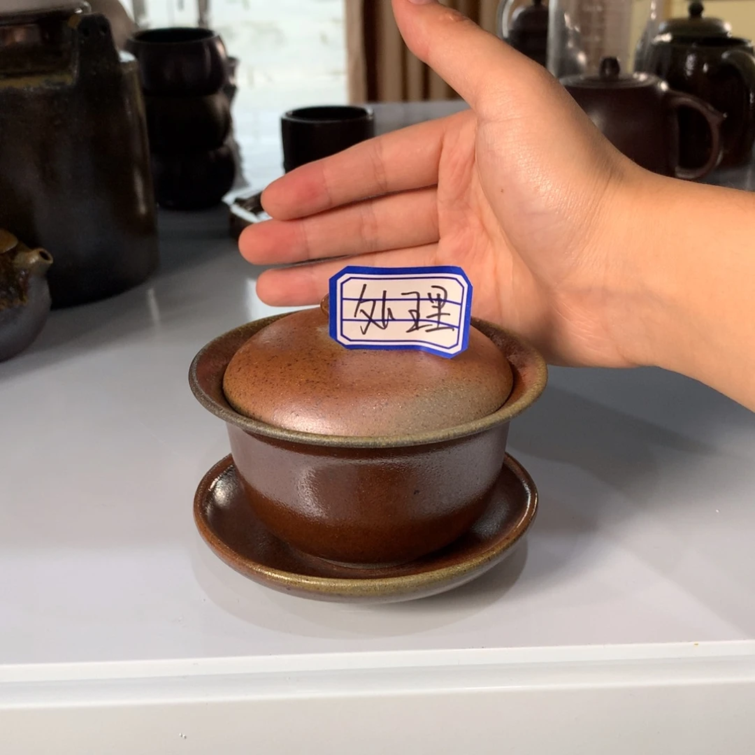 茶壶紫砂纯自然柴烧